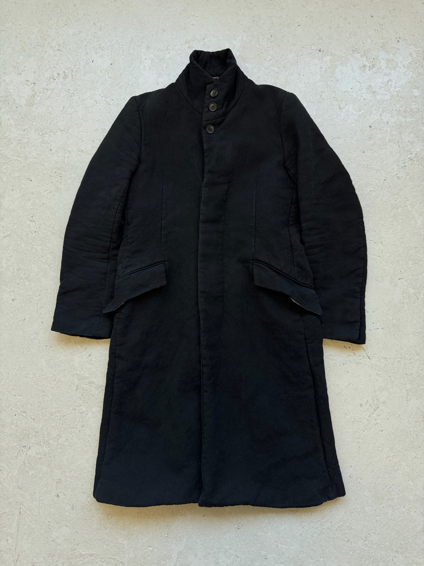 The Viridi Anne Cotton/Wool Long Coat (2)