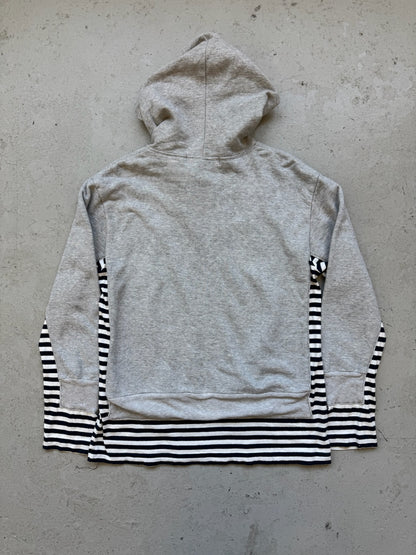 Comme Des Garcons Good Design Shop Grey/Striped Hoodie (L)