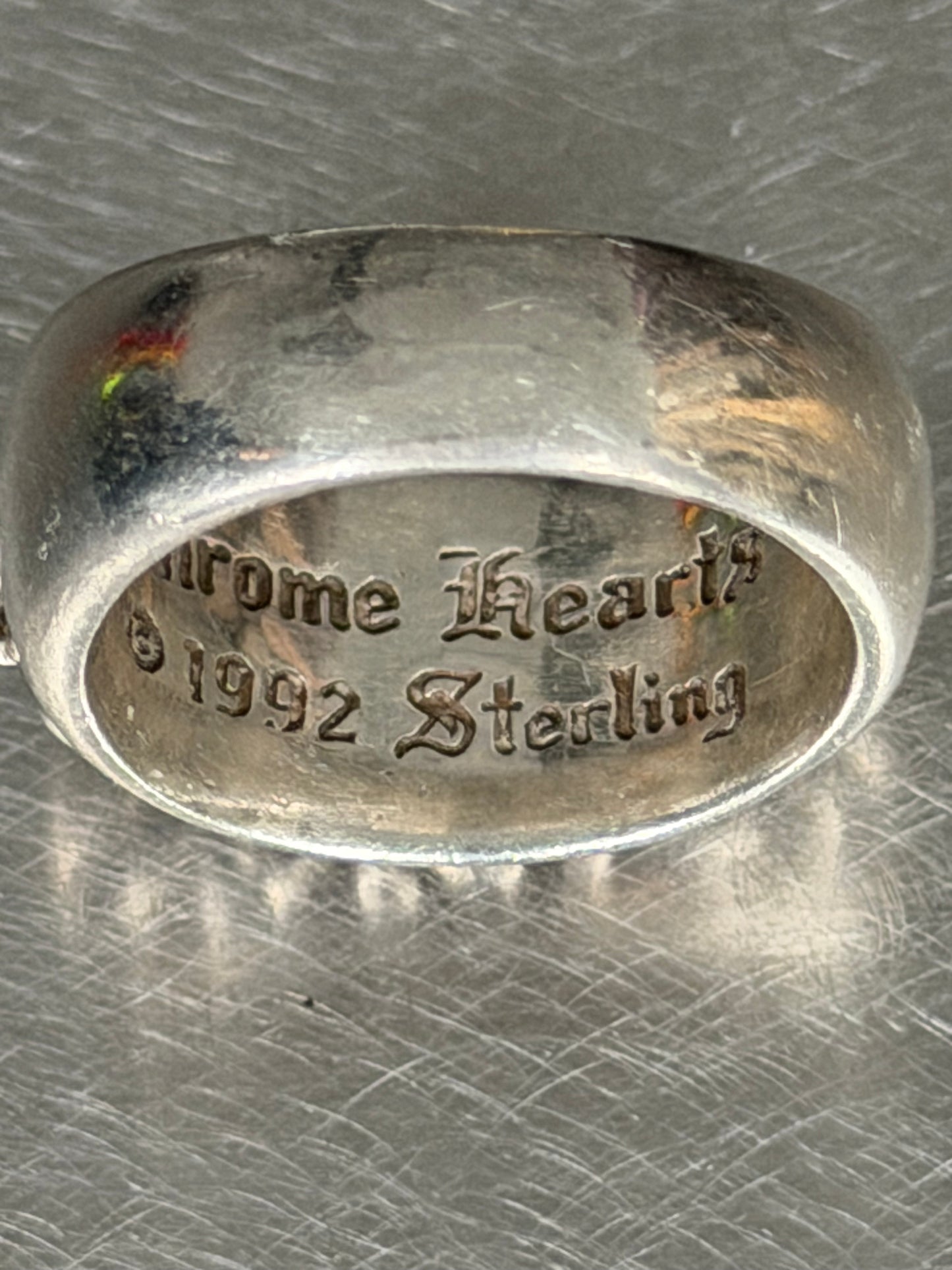 Chrome Hearts Factory Set Diamond Keeper Ring (10)