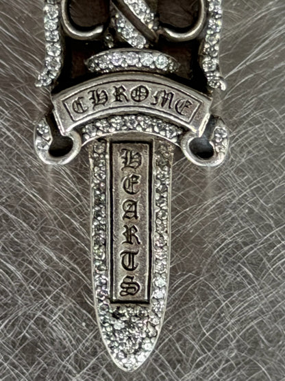 Chrome Hearts Diamond Dagger Pendant (OS)