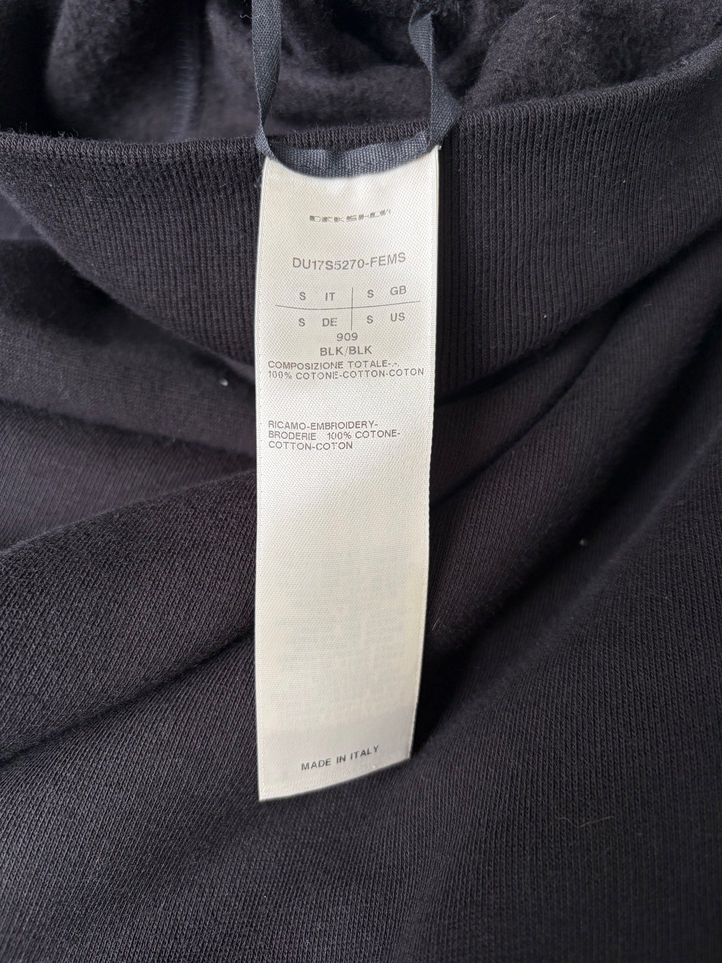 Rick Owens DRKSHDW SS17 Black Crewneck (S)