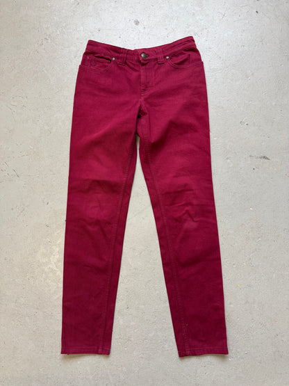 Louis Vuitton Maroon Denim (40)