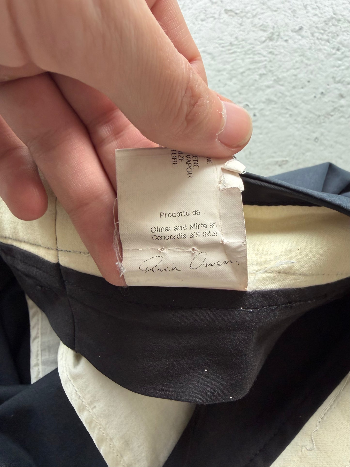 Rick Owens Black Drop Crotch Dress Shorts (M)
