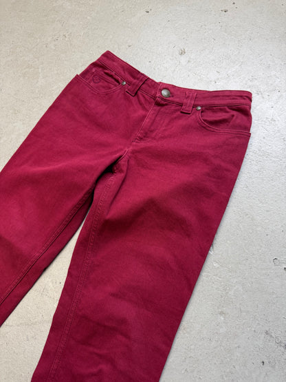Louis Vuitton Maroon Denim (40)