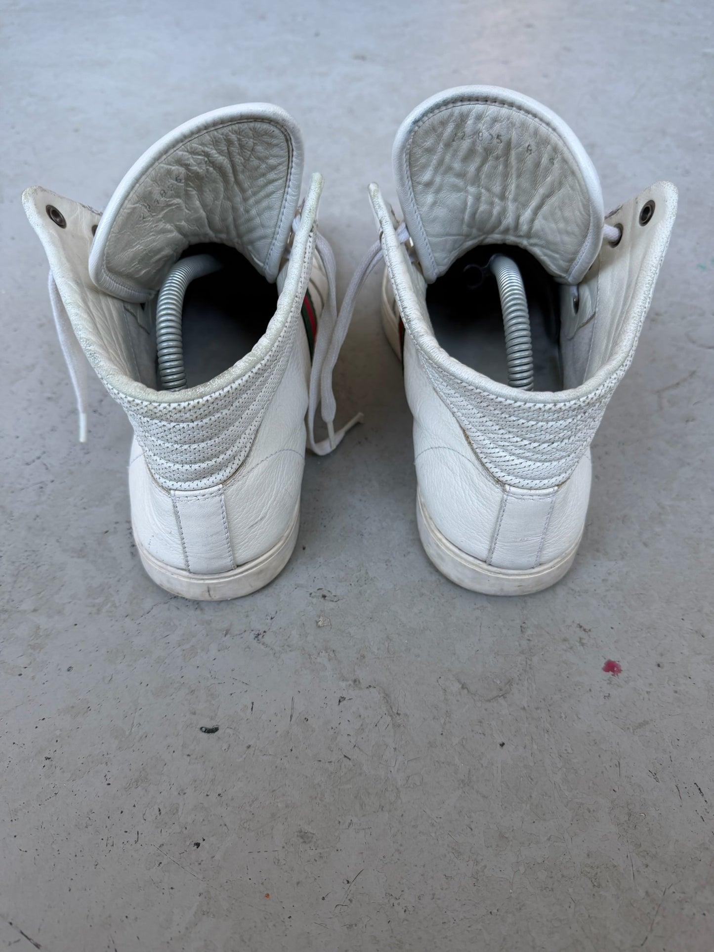Gucci Coda White High Tops Sneakers (8)