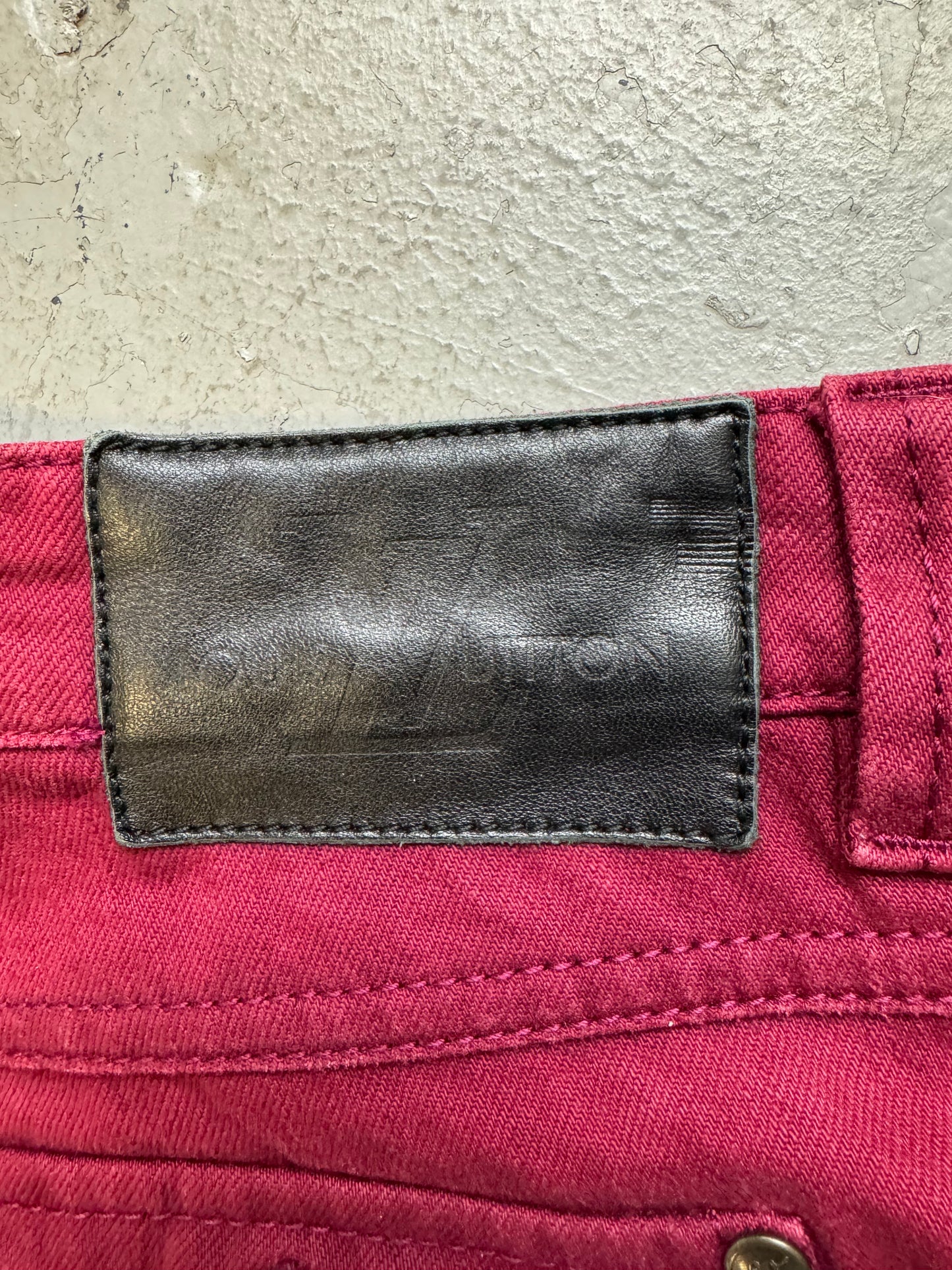 Louis Vuitton Maroon Denim (40)
