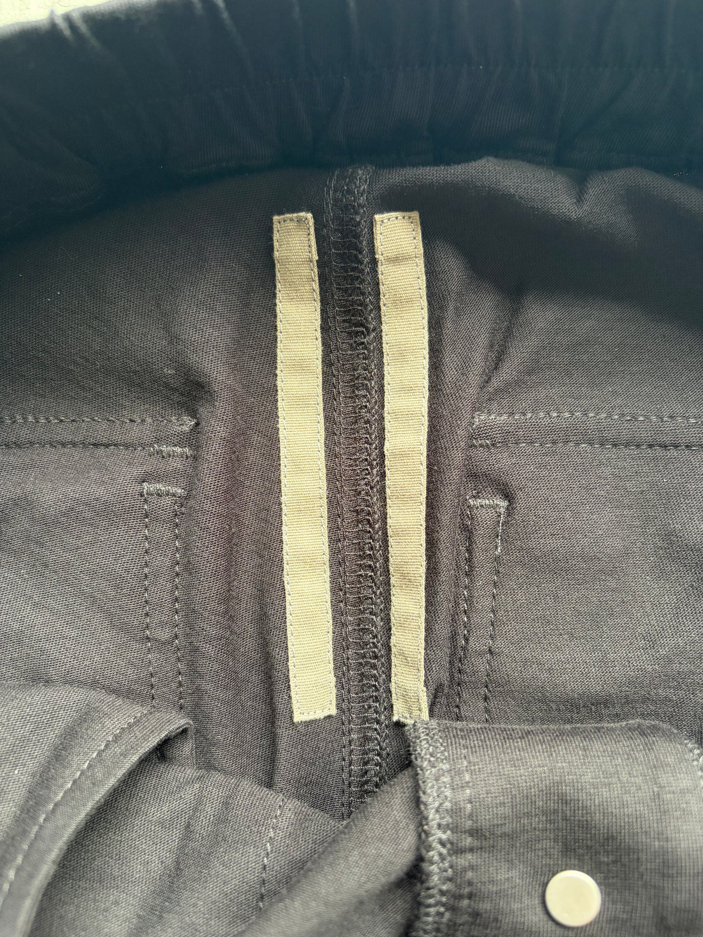 Rick Owens DRKSHDW Black Cargo Cotton Shorts (S)