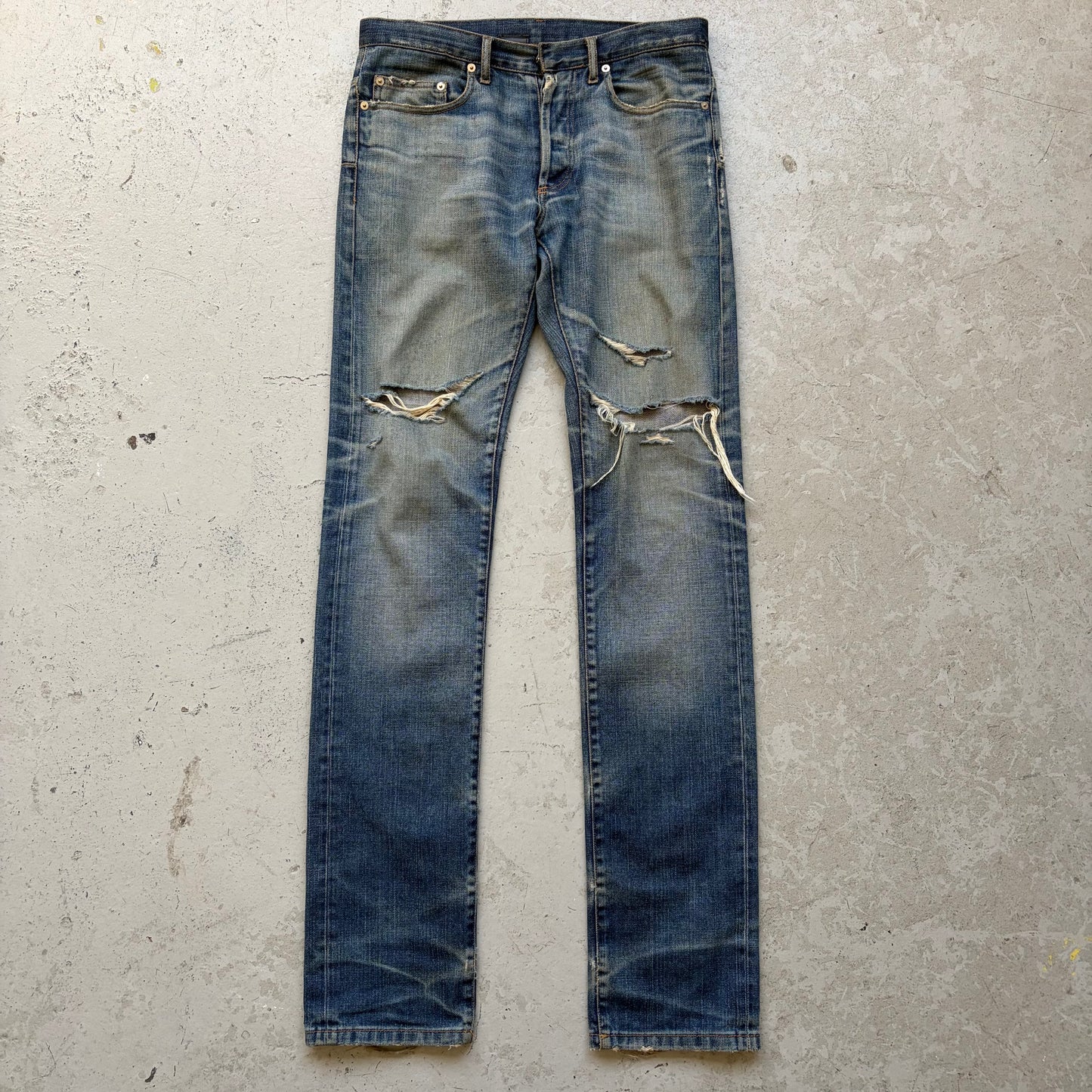 Dior Homme SS05 Beck Light Wash Distressed Denim (29)