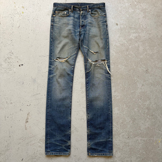 Dior Homme SS05 Beck Light Wash Distressed Denim (29)