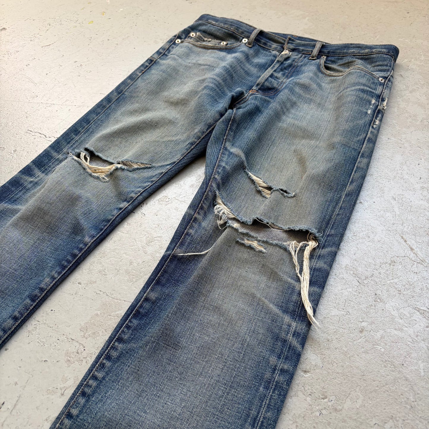 Dior Homme SS05 Beck Light Wash Distressed Denim (29)