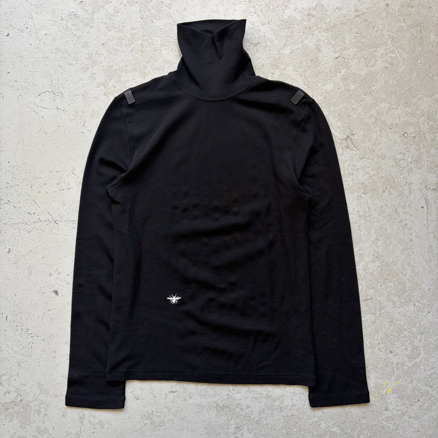 Dior Homme AW04 Black Bee Turtleneck (S)
