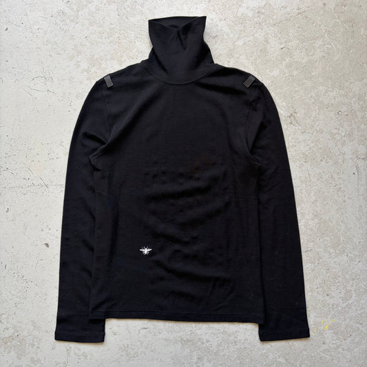 Dior Homme AW04 Black Bee Turtleneck (S)