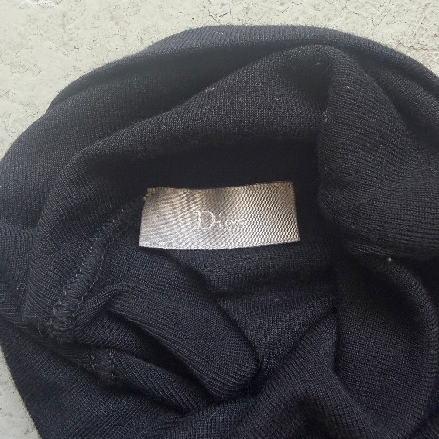 Dior Homme AW04 Black Bee Turtleneck (S)