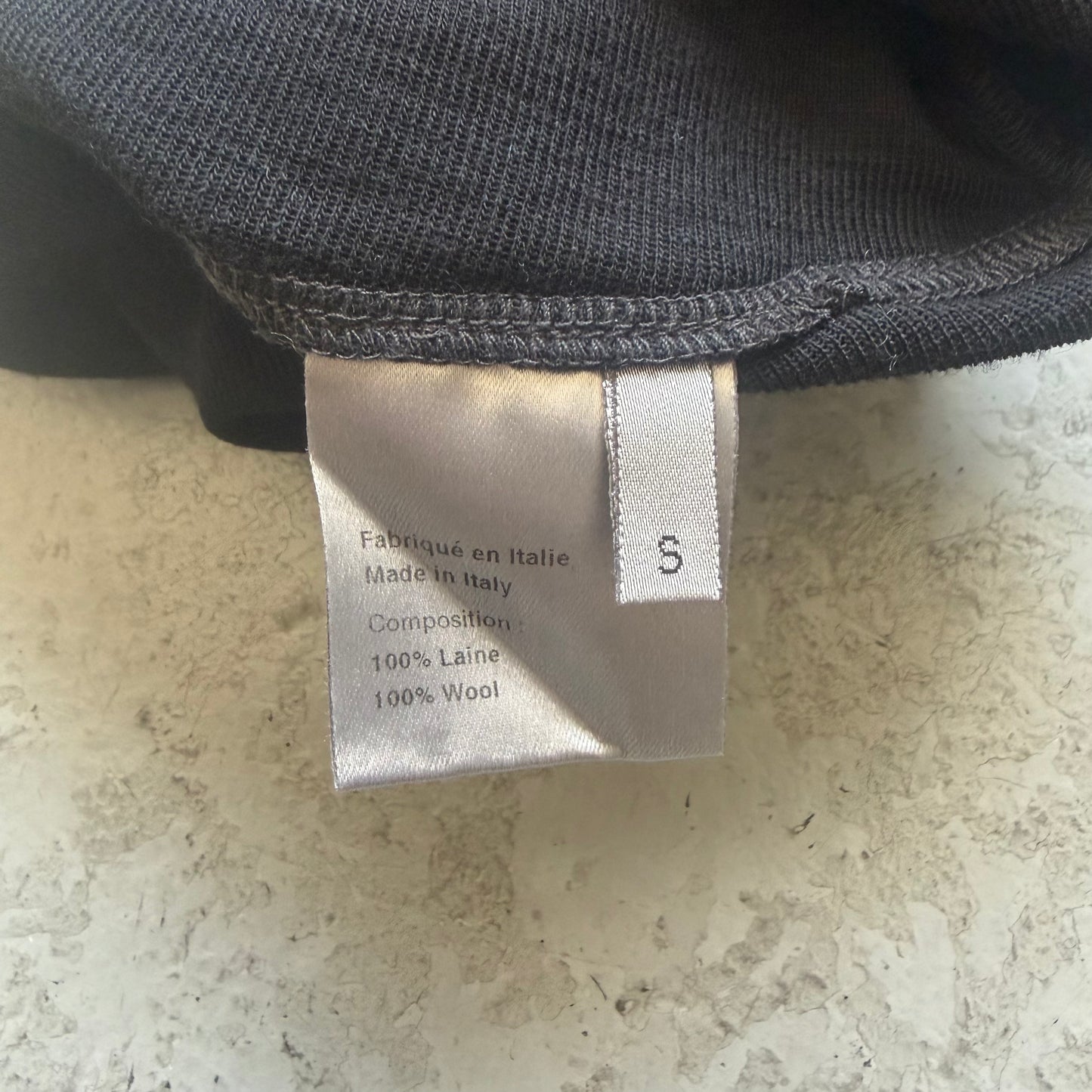 Dior Homme AW04 Black Bee Turtleneck (S)