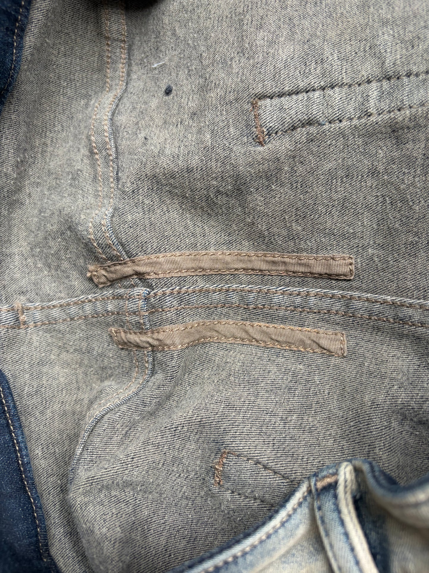 Rick Owens DRKSHDW Mineral Pearl Detroit Cut Denim (36)