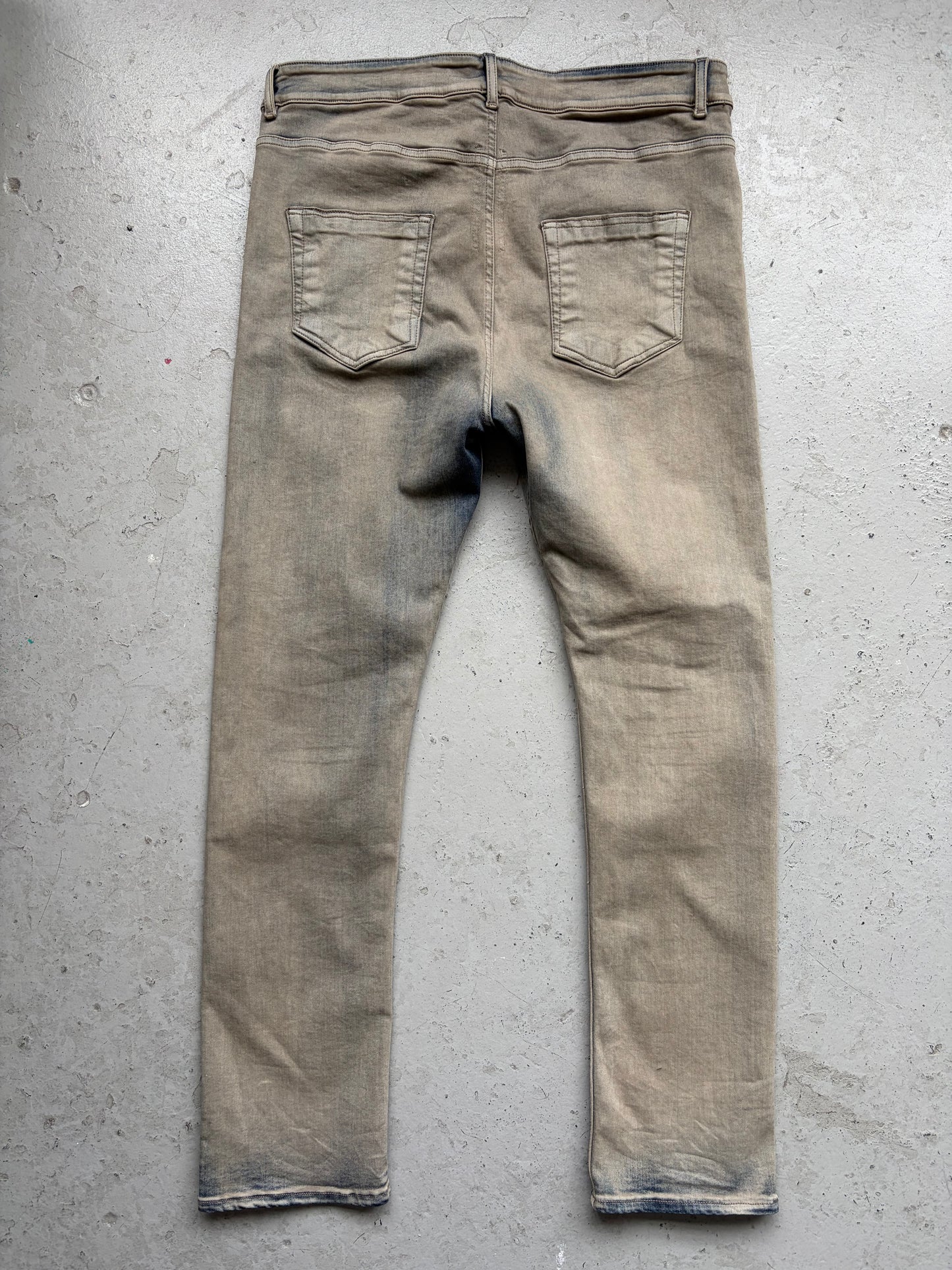 Rick Owens DRKSHDW Mineral Pearl Detroit Cut Denim (36)