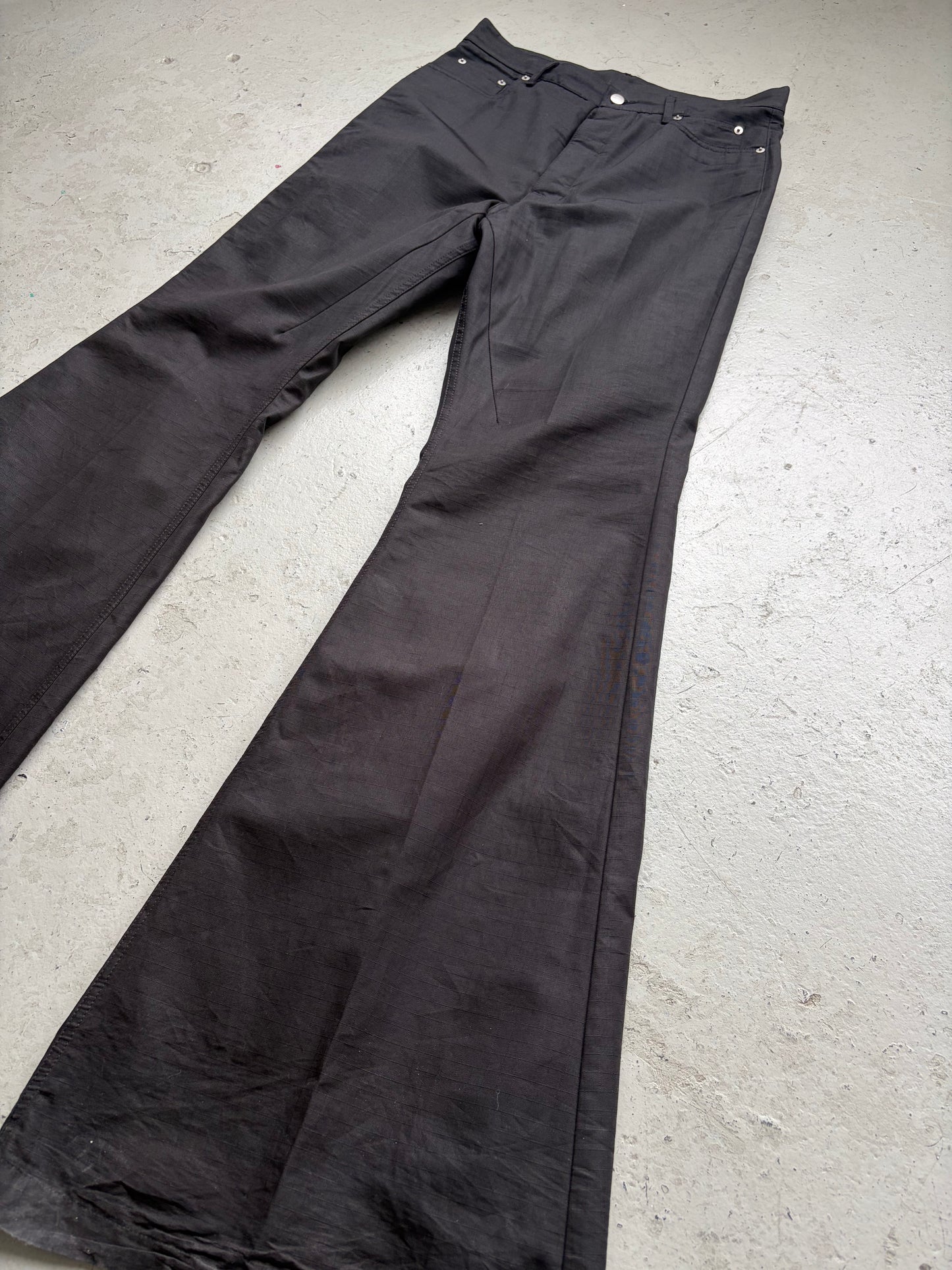 Rick Owens SS23 EDFU Black Cotton Bolans (32)