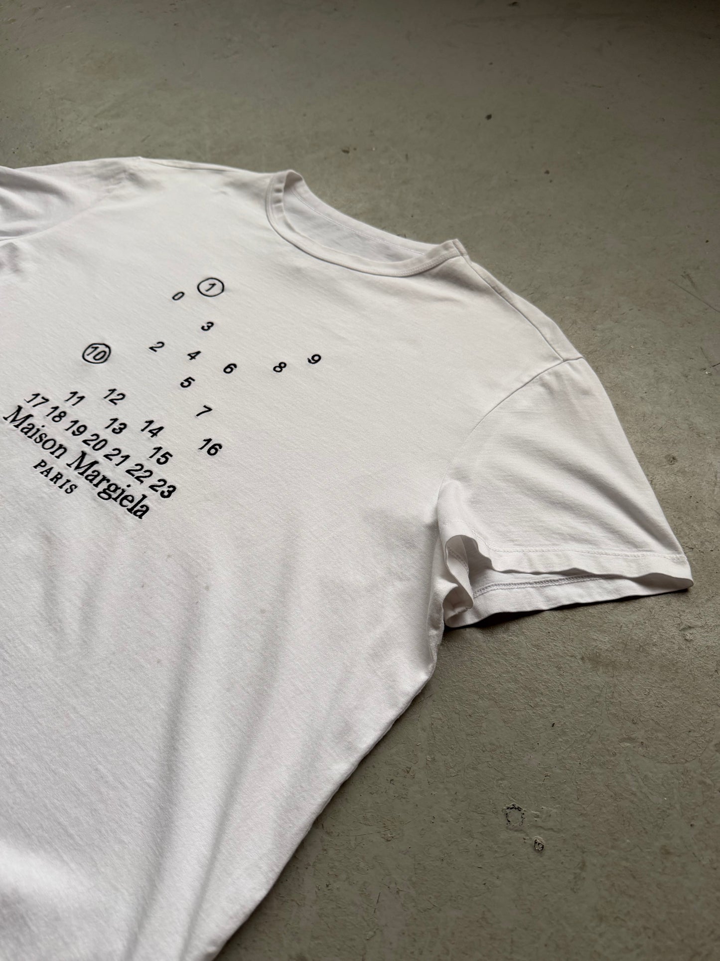 Maison Margiela Numbers Short Sleeve Shirt (XL)