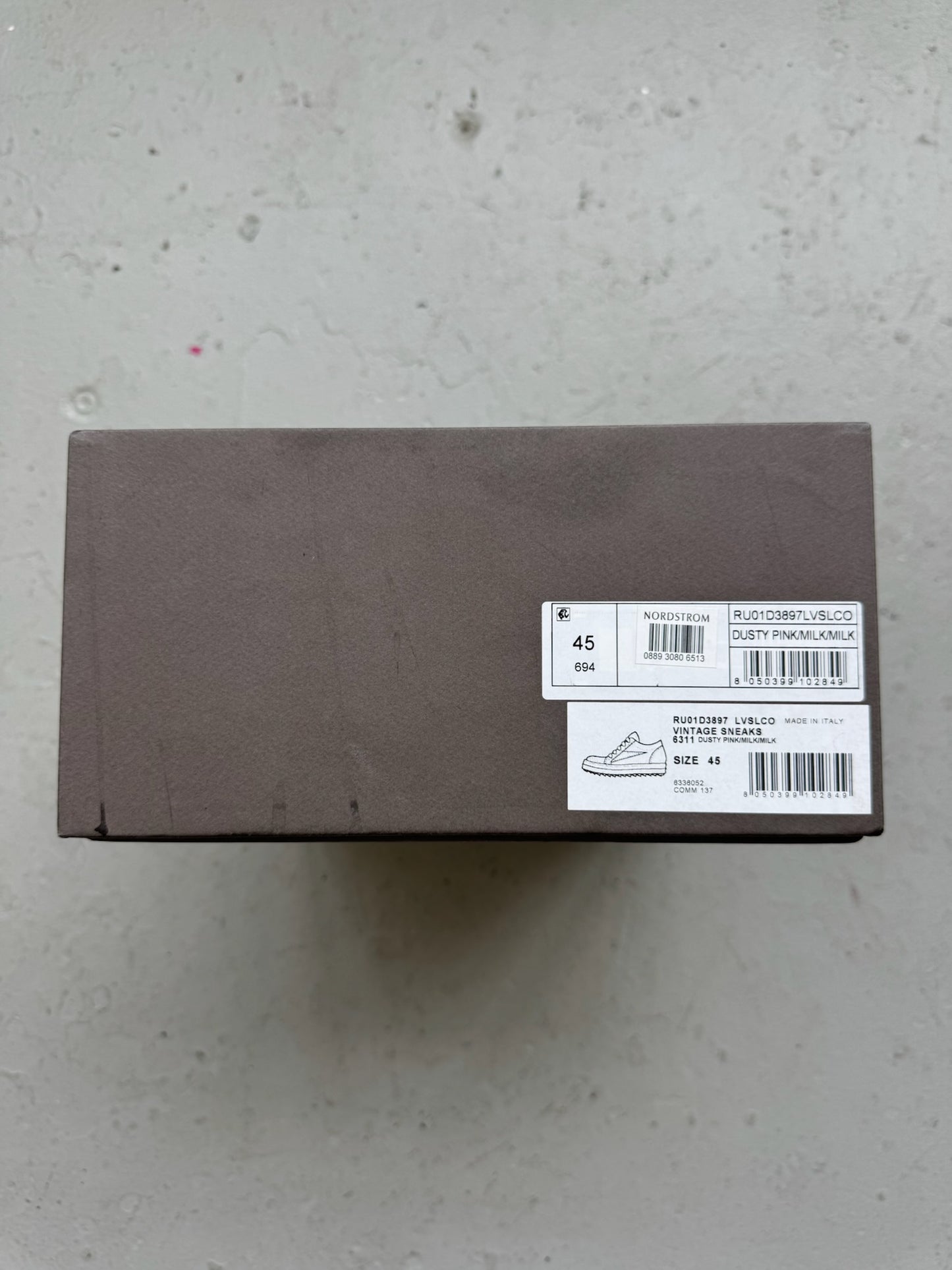 Rick Owens Pink Dust Suede Vans (45)