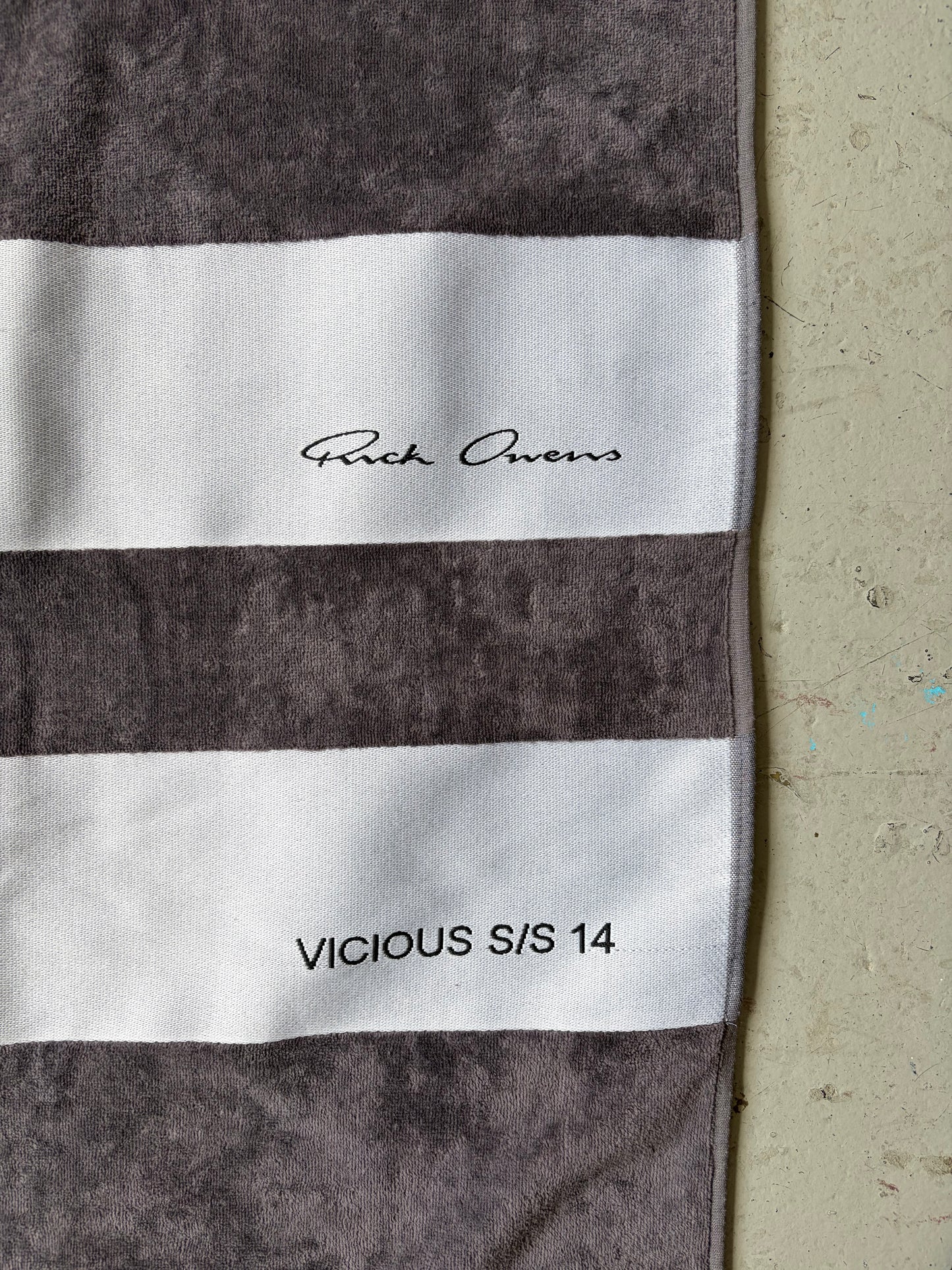 Rick Owens SS14 VICIOUS Beach Towel (UNI)