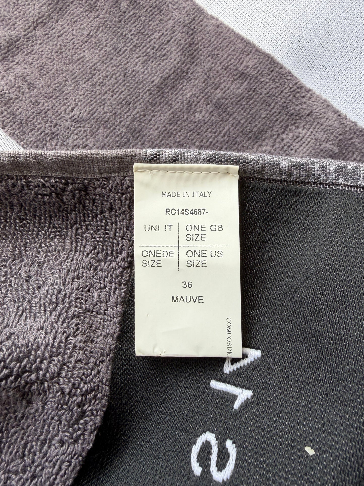 Rick Owens SS14 VICIOUS Beach Towel (UNI)