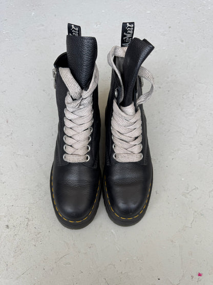 Rick Owens Doc Martens Quad Sole Jumbo Lace (45)