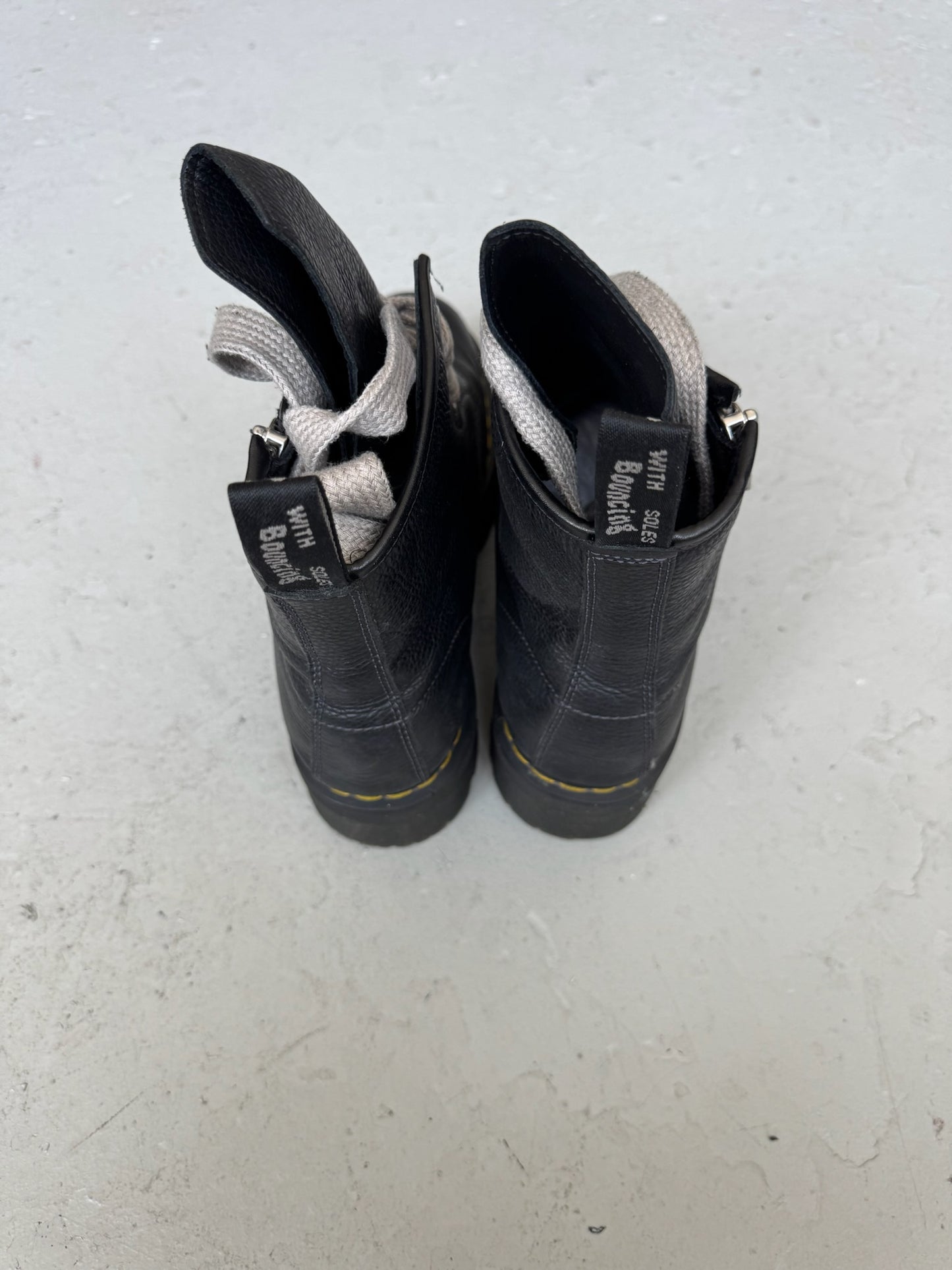 Rick Owens Doc Martens Quad Sole Jumbo Lace (45)