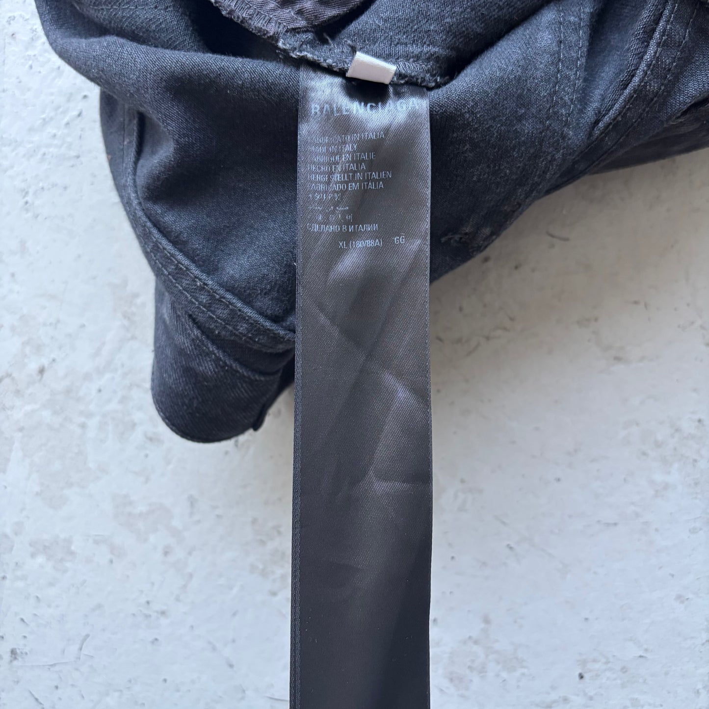 Balenciaga Skater Black Denim (XL)