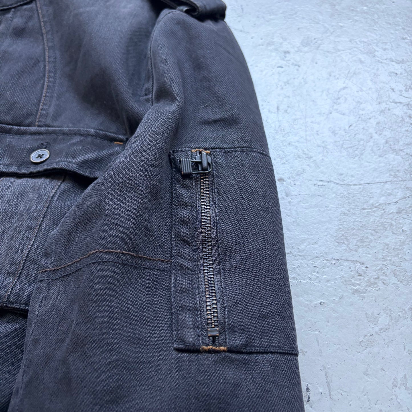 Armani Exchange Black Denim M-95 Button Up (L)