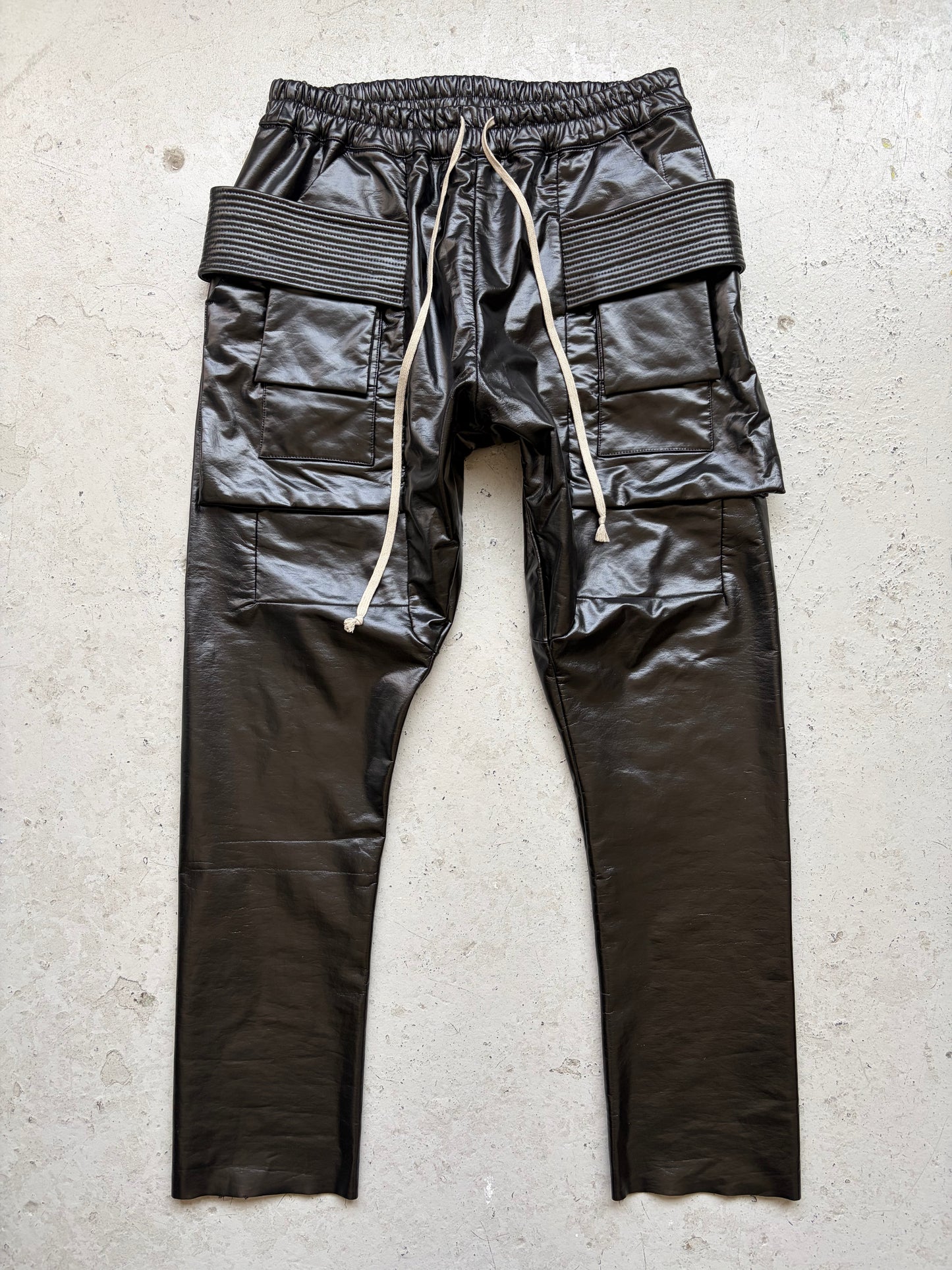 Rick Owens DRKSHDW Cotton Polyurethane Creatch Bottoms (L)