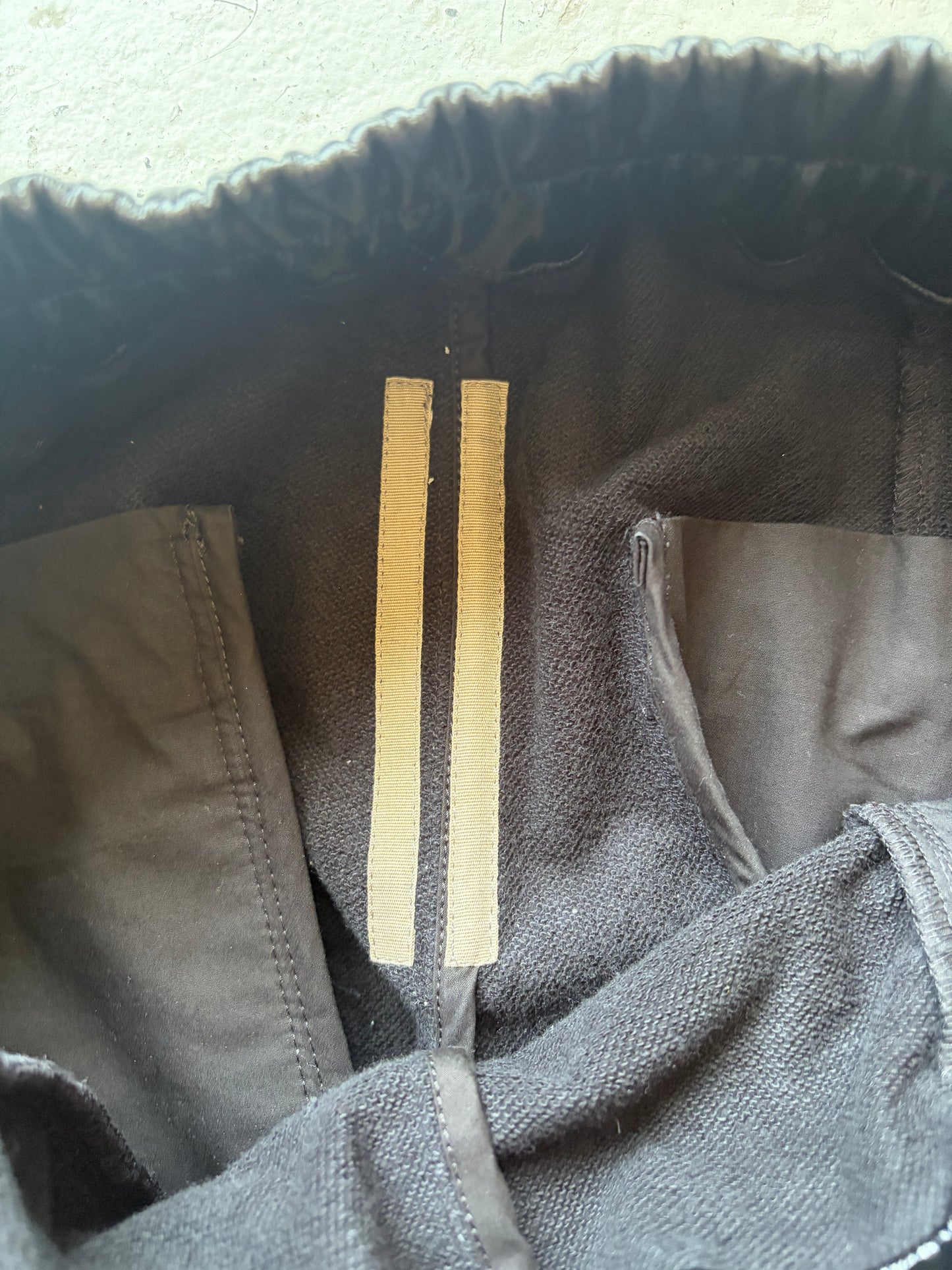 Rick Owens DRKSHDW Cotton Polyurethane Creatch Bottoms (L)