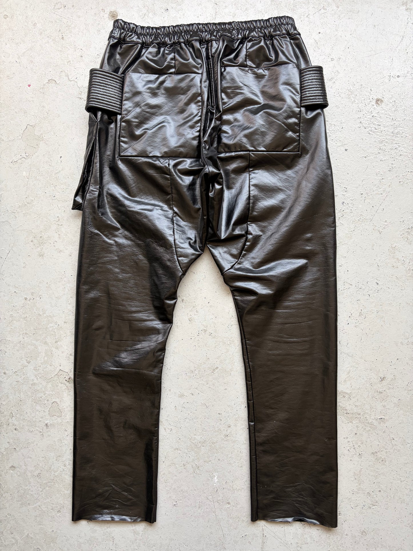 Rick Owens DRKSHDW Cotton Polyurethane Creatch Bottoms (L)