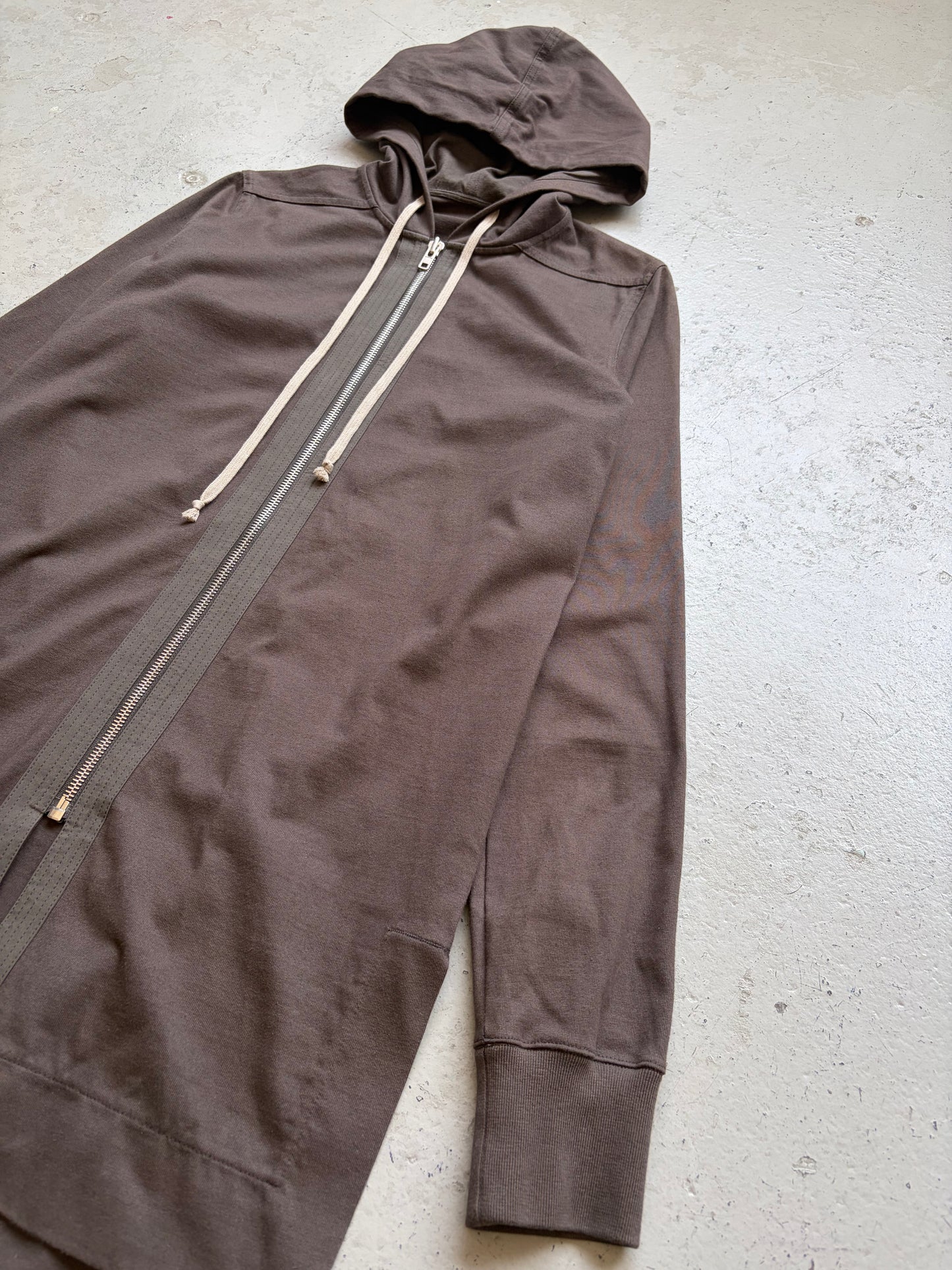 Rick Owens FW15 SPHINX Dark Dust Zip Up Hoodie (S)