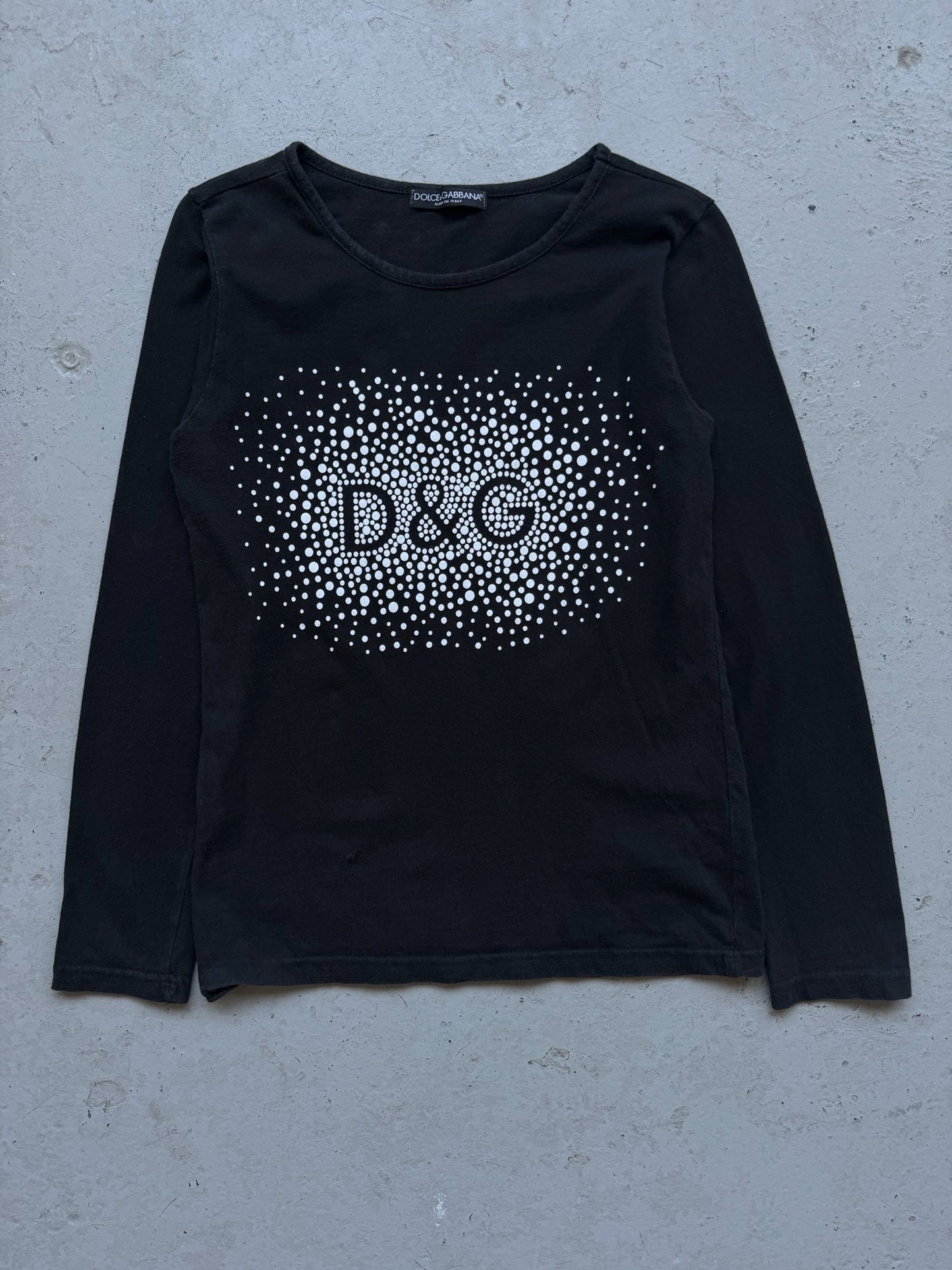 Dolce & Gabbana Dotted Logo Long Sleeve