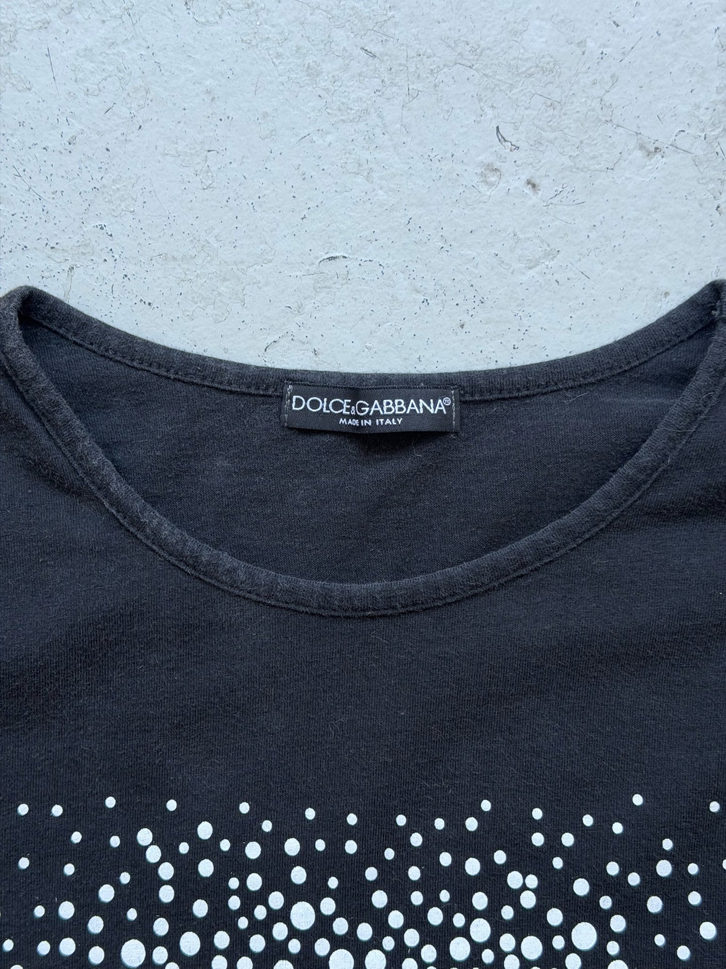 Dolce & Gabbana Dotted Logo Long Sleeve