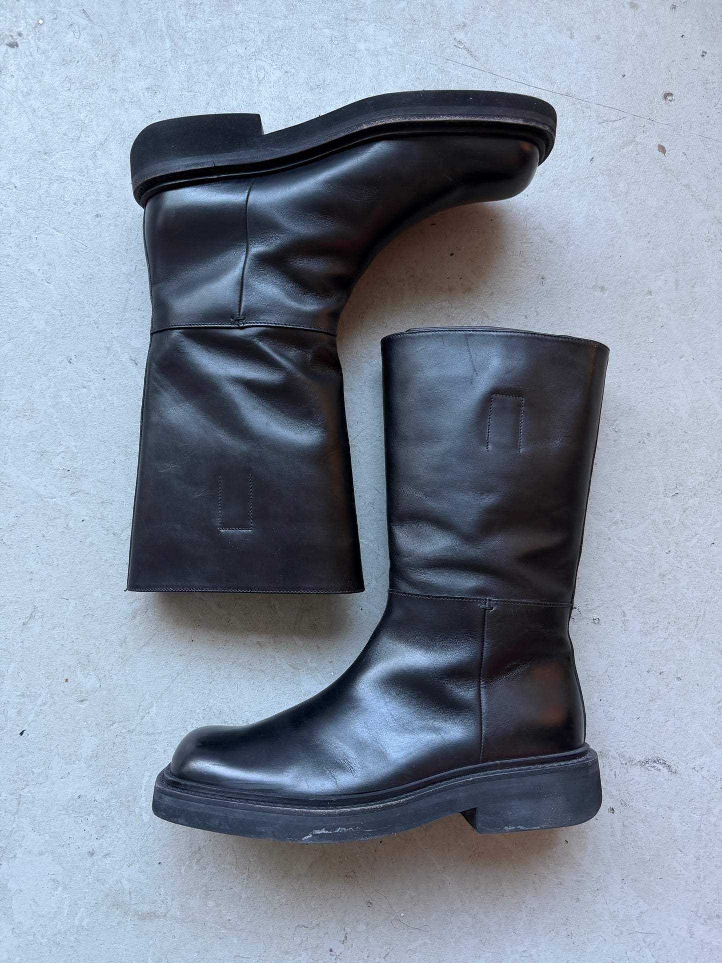Prada Leather Engineer Boots (8.5)