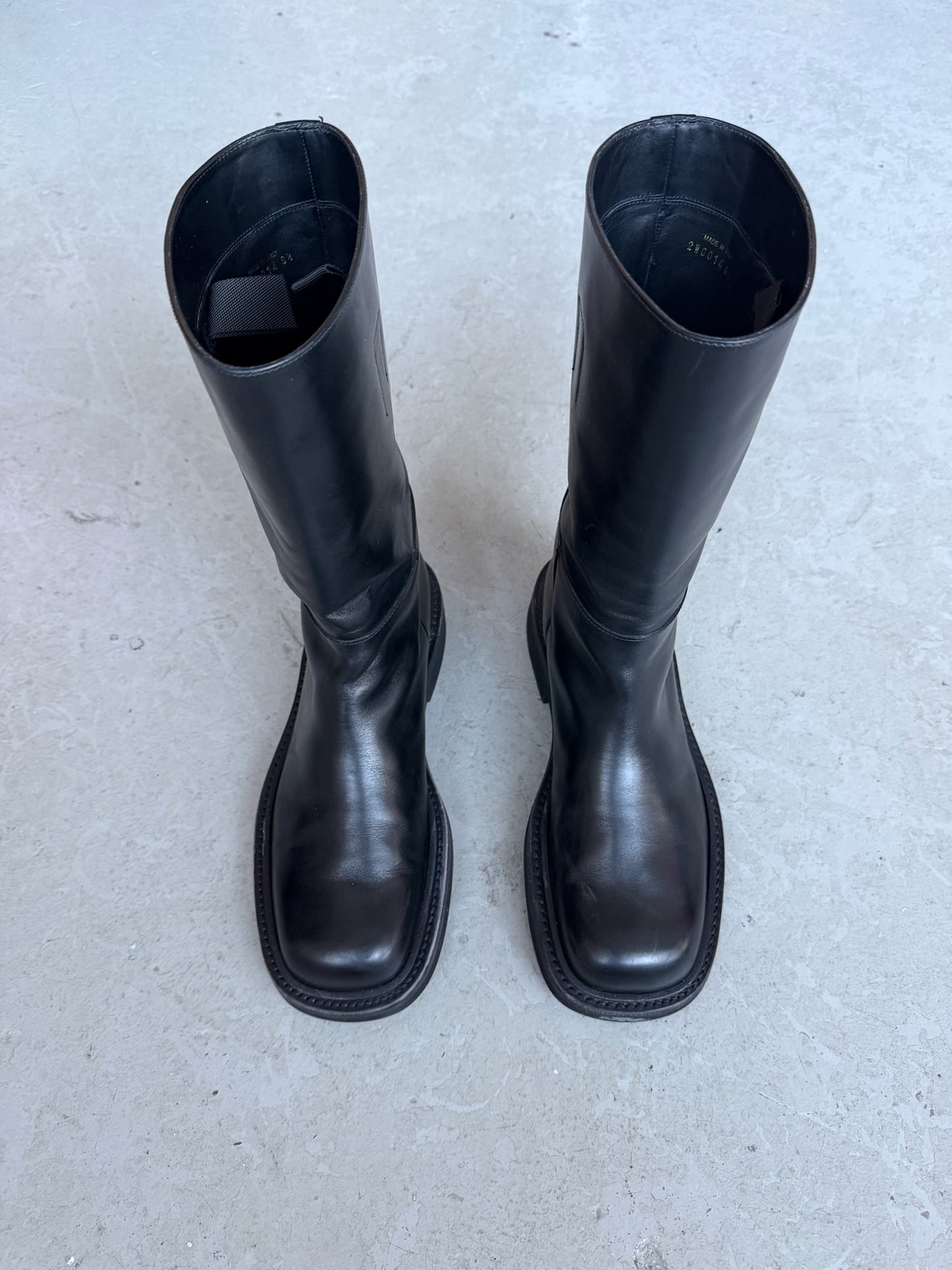 Prada Leather Engineer Boots (8.5)