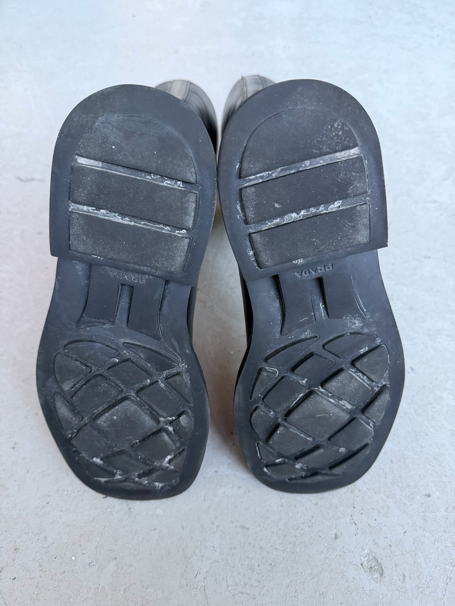 Prada Leather Engineer Boots (8.5)