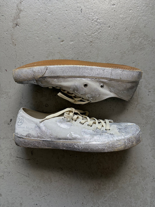 Maison Margiela Silver Paint Tabi  (44)