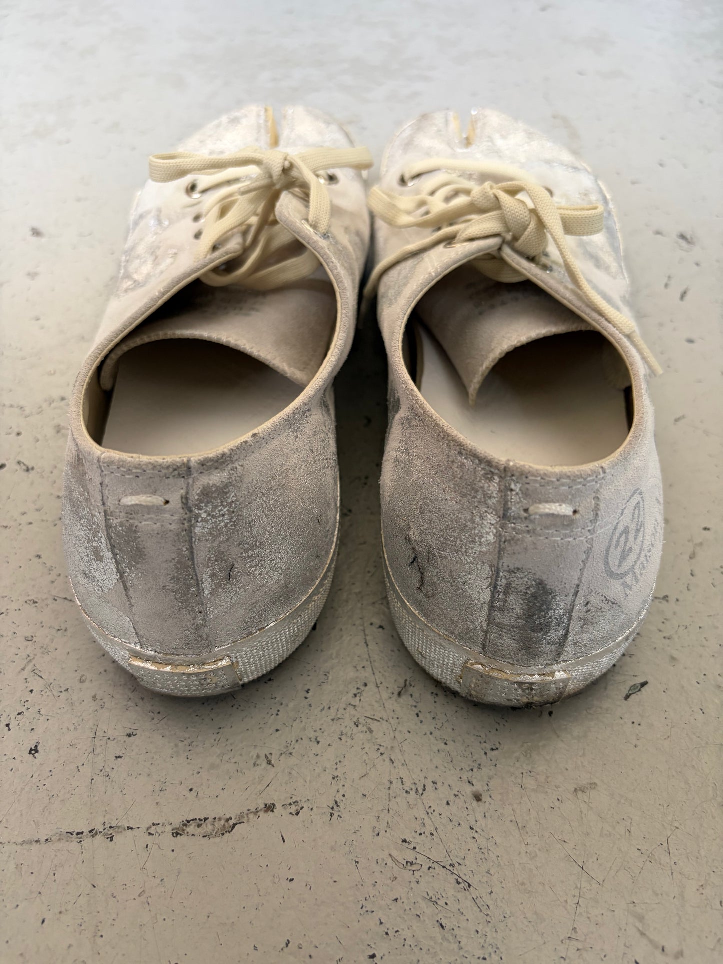Maison Margiela Silver Paint Tabi  (44)