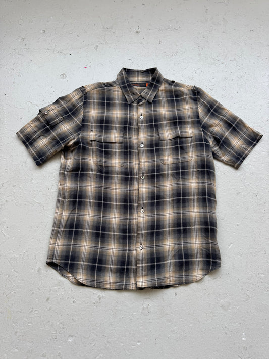 Undercoverism Plaid Short Sleeve Button Up (2)