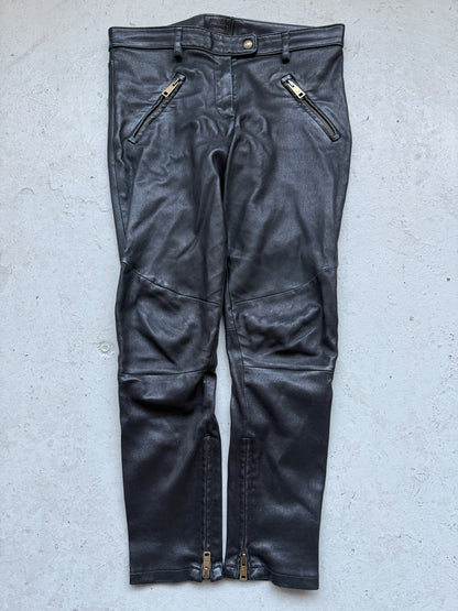 Prada Black Leather Pants (S)