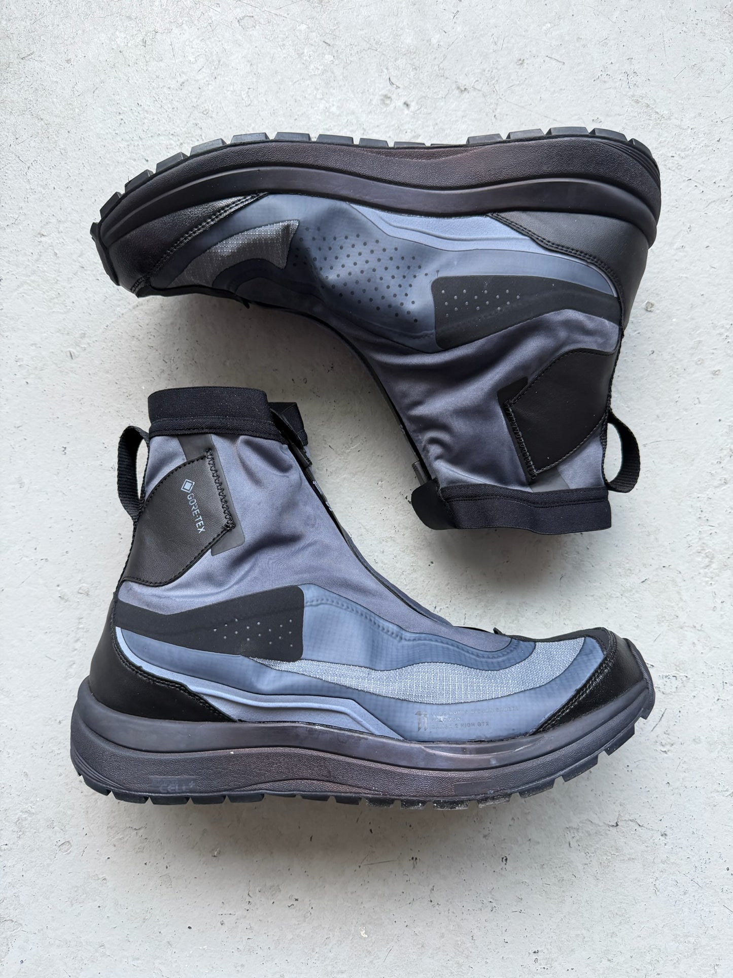 11 By Boris Bidjan Saberi X Salomon Black Dye Bamba 2 High (10.5)
