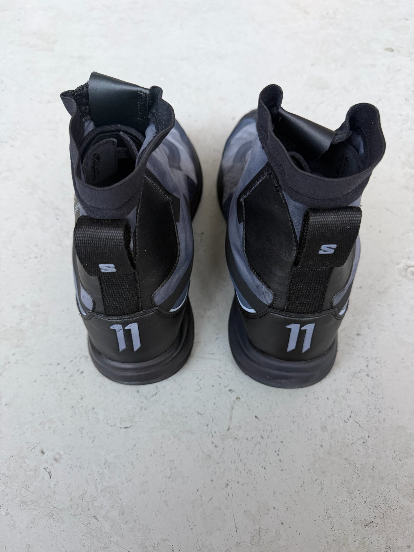 11 By Boris Bidjan Saberi X Salomon Black Dye Bamba 2 High (10.5)