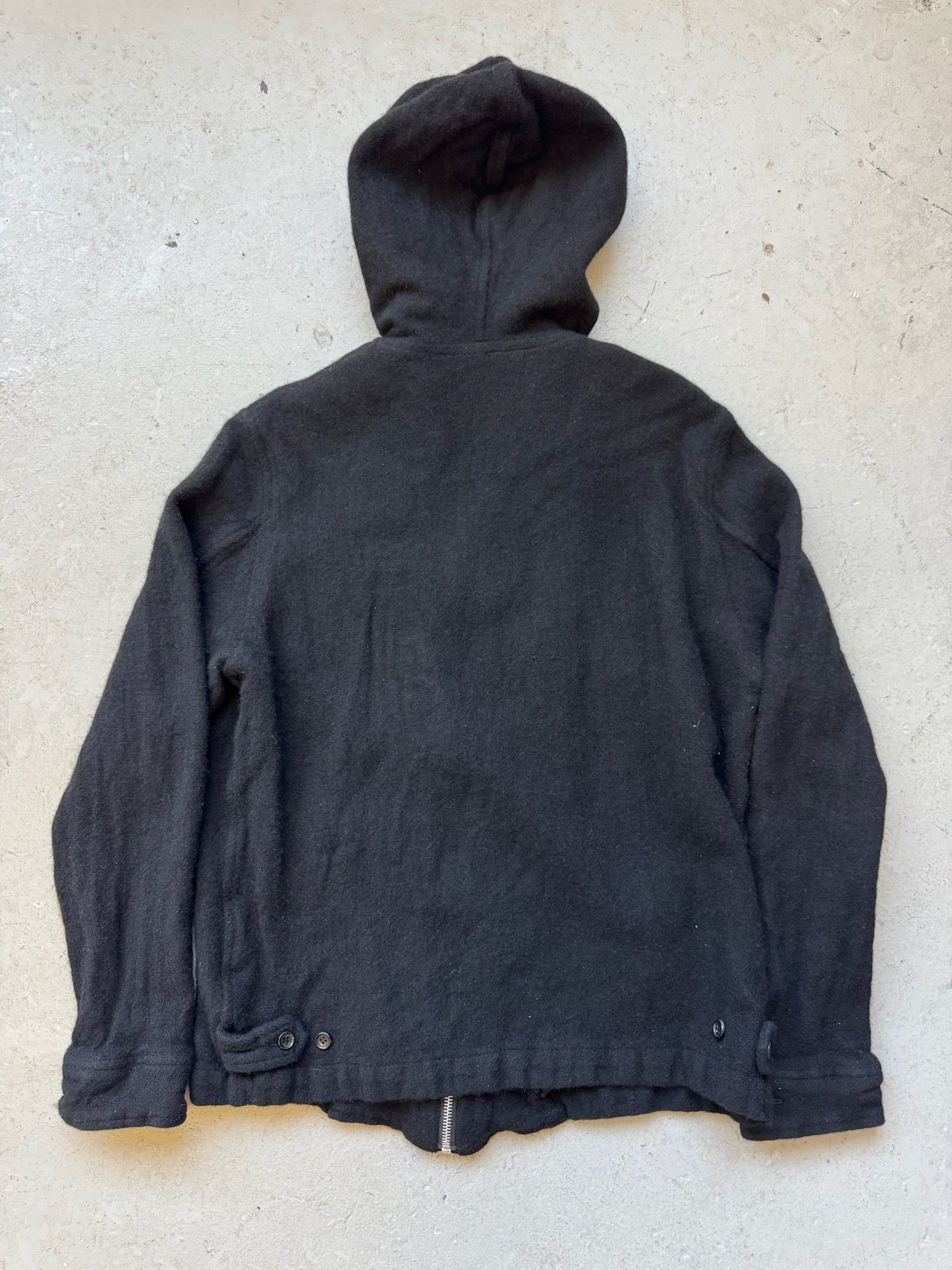 Comme Des Garcons Black Flap Pocket Hoodie (M)