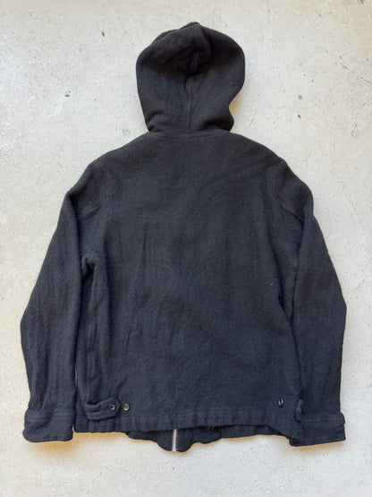 Comme Des Garcons Black Flap Pocket Hoodie (M)