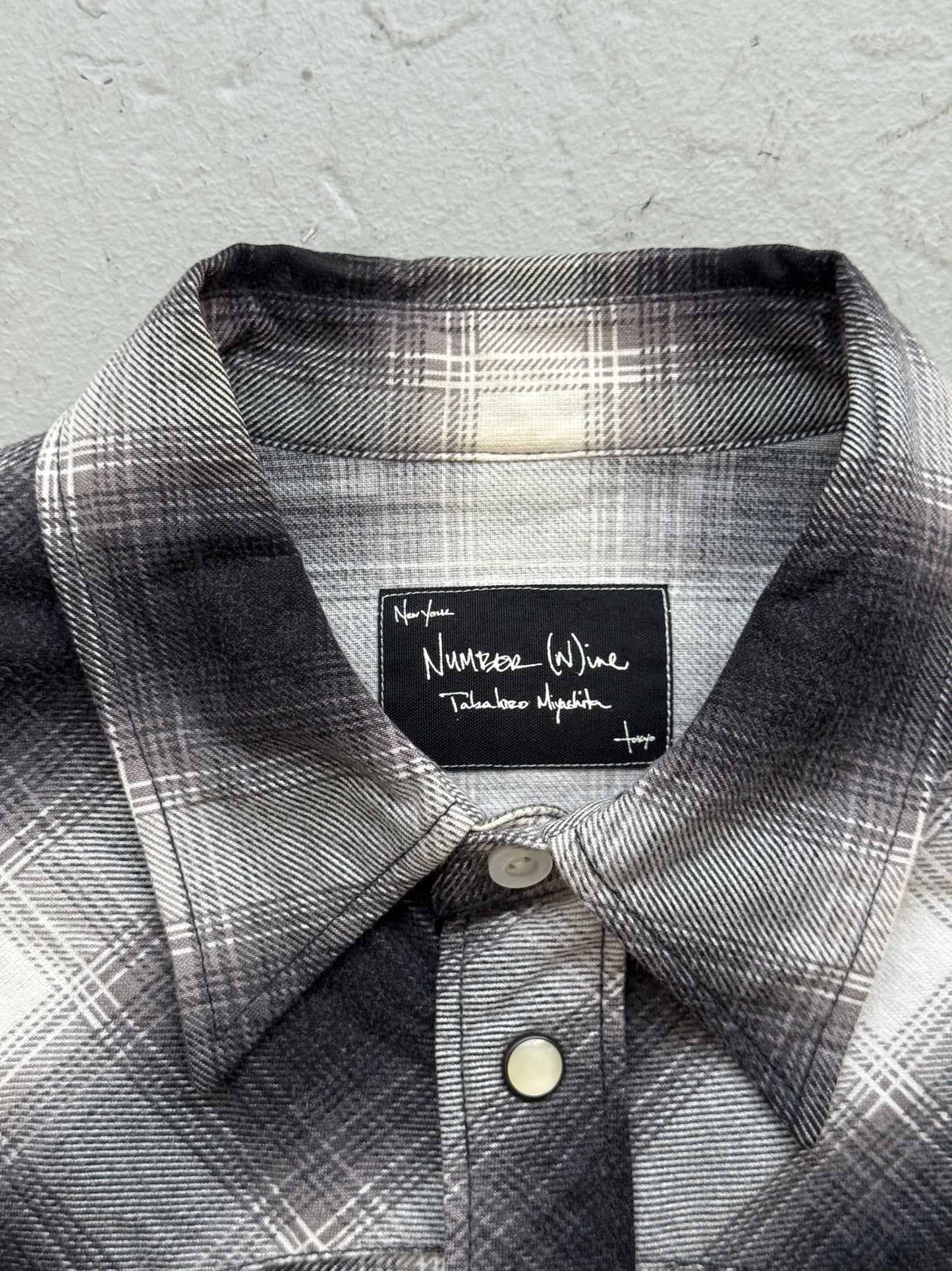 Number Nine Button Up Flannel (2)