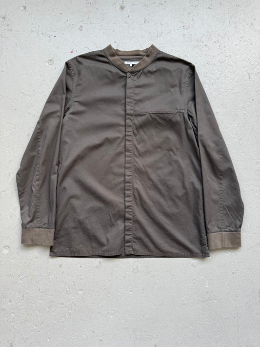 Helmut Lang Collarless Olive Long Sleeve (L)