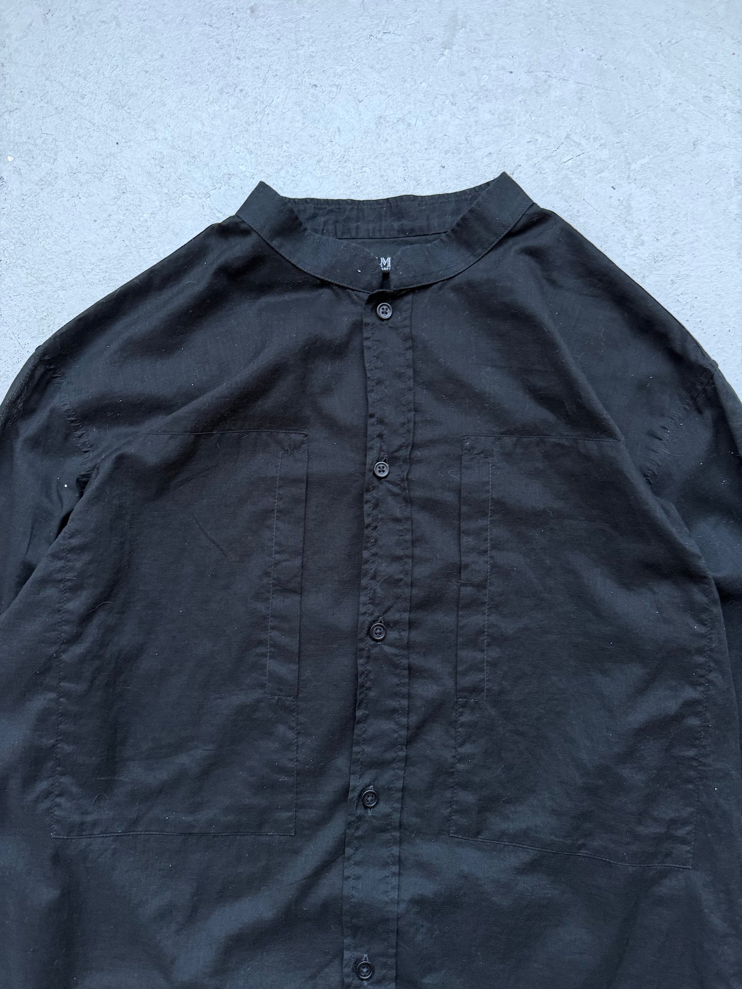 Balmain Decarnin Black Chest Pocket Button Up (39)