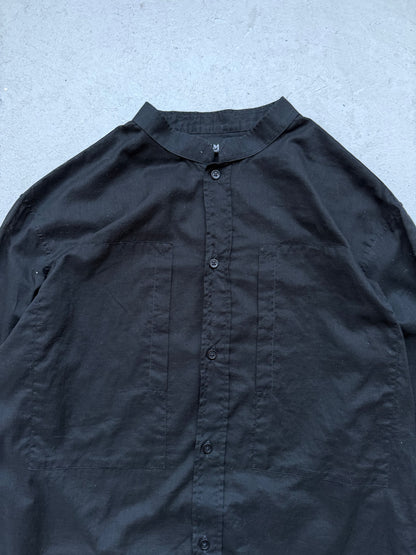 Balmain Decarnin Black Chest Pocket Button Up (39)